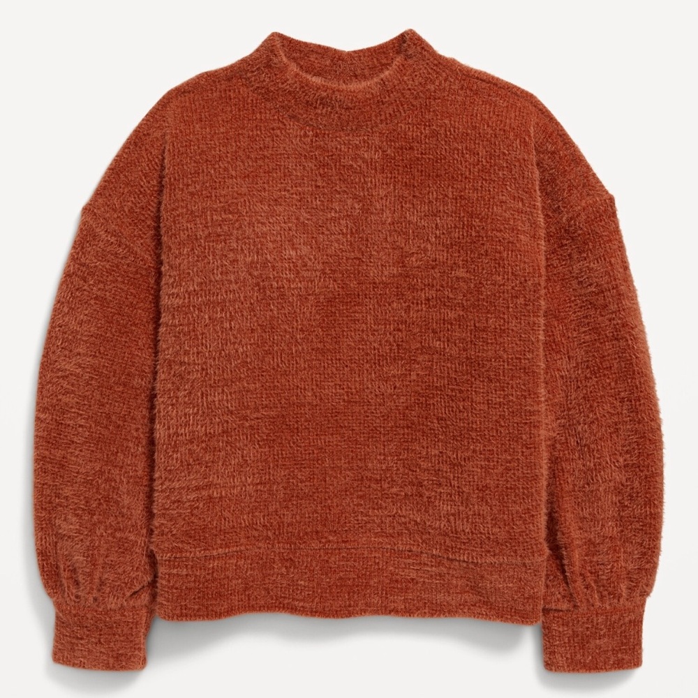 NEW‼️ Girls Textured-Chenille Mock-Neck Sweatshirt Size XS (5)